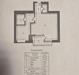 Apartament, 2 rooms, 53.31 mp Bucuresti/Aviatiei