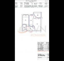 Apartament, 2 rooms, 55 mp Bucuresti/Pipera