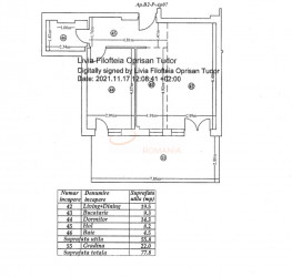 Apartament, 2 rooms, 56 mp Bucuresti/Pipera