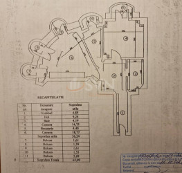 Apartament, 2 rooms, 56.24 mp Bucuresti/Calea Victoriei