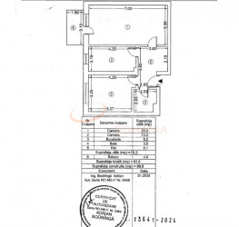 Apartament, 2 rooms, 59.2 mp Bucuresti/Timisoara
