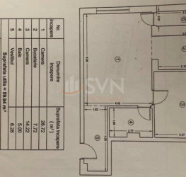 Apartament, 2 rooms, 60 mp Bucuresti/Dristor