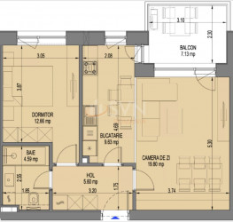 Apartament, 2 rooms, 60 mp Bucuresti/Aviatiei