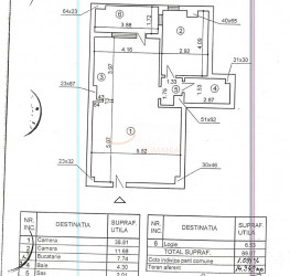 Apartament, 2 rooms, 62.54 mp Bucuresti/Baneasa