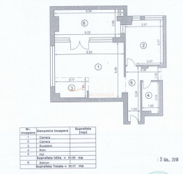 Apartament, 2 rooms, 83 mp Ilfov/Voluntari