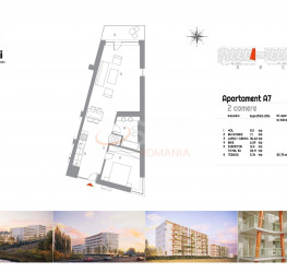 Apartament, 2 rooms in 303 By Radacini Bucuresti/Sisesti