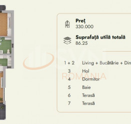 Apartament, 2 rooms in Foresti Sinaia Prahova/Centru