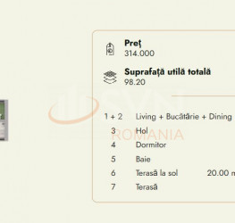 Apartament, 2 rooms in Foresti Sinaia Prahova/Centru