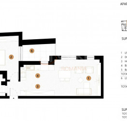 Apartament, 2 rooms in Urban Living Residence Bucuresti/Unirii (s3)