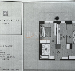 Apartament, 2 rooms with outdoor parking included Bucuresti/Pipera