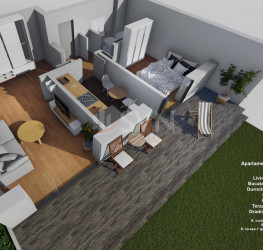 Apartament, 2 rooms with outdoor parking included Bucuresti/Pipera