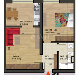 Apartament, 2 rooms with outdoor parking included Bucuresti/Barbu Vacarescu