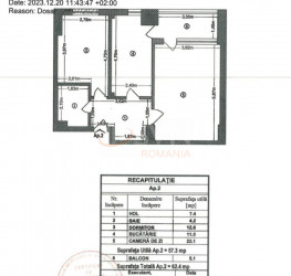 Apartament, 2 rooms with outdoor parking included Bucuresti/Parcul Carol