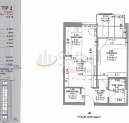 Apartament, 2 rooms with outdoor parking included Ilfov/Centru