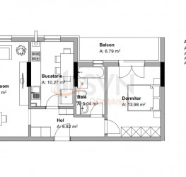 Apartament, 2 rooms with outdoor parking included Ilfov/Centru