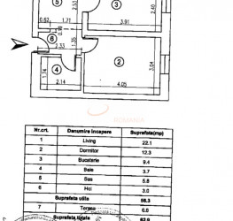 Apartament, 2 rooms with underground parking included Bucuresti/Unirii (s3)