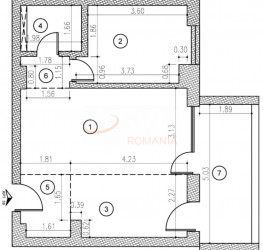 Apartament, 2 rooms with underground parking included Bucuresti/Barbu Vacarescu