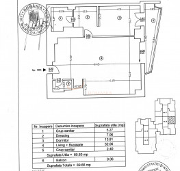 Apartament, 2 rooms with underground parking included Bucuresti/Barbu Vacarescu