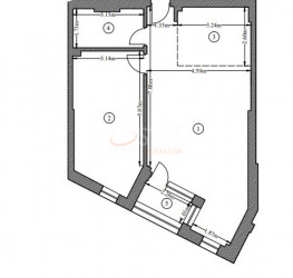 Apartament, 2 rooms with underground parking included Bucuresti/Timpuri Noi