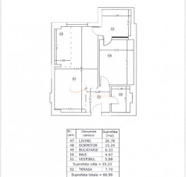 Apartament, 2 rooms with underground parking included Bucuresti/Pipera