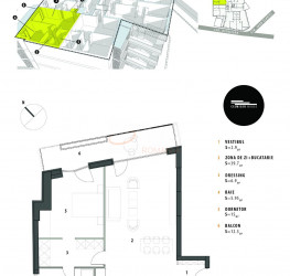 Apartament, 2 rooms with underground parking included Bucuresti/Cismigiu