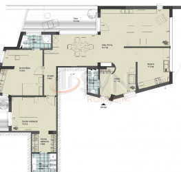 Apartament, 3 camere, 125 mp Bucuresti/Pipera