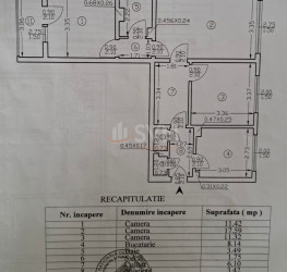 Apartament, 3 camere, 64.95 mp Bucuresti/Domenii