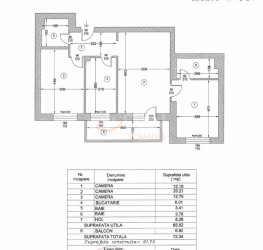 Apartament, 3 camere, 65.52 mp Bucuresti/Grozavesti