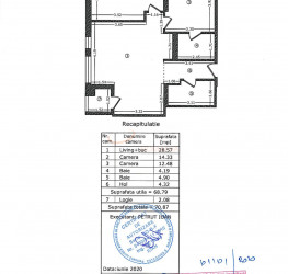 Apartament, 3 camere, 69 mp Bucuresti/Sisesti