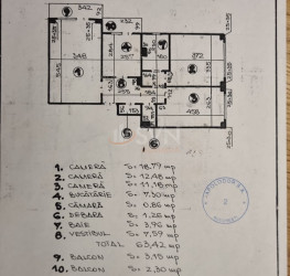 Apartament, 3 camere, 70 mp Bucuresti/Doamna Ghica