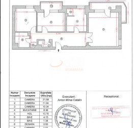 Apartament, 3 camere, 72.18 mp Bucuresti/Baneasa