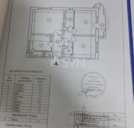 Apartament, 3 camere, 73.2 mp Bucuresti/Decebal