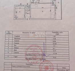 Apartament, 3 camere, 73.87 mp Bucuresti/1 Mai