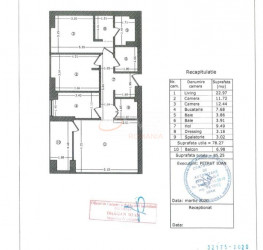 Apartament, 3 camere, 79 mp Bucuresti/Piata Victoriei