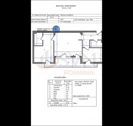 Apartament, 3 camere, 82 mp Bucuresti/Pipera