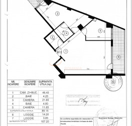 Apartament, 3 camere, 89.15 mp Bucuresti/Herastrau
