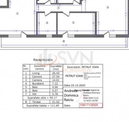 Apartament, 3 camere, 91 mp Bucuresti/Aviatiei