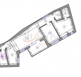 Apartament, 3 camere, 93 mp Bucuresti/P-ta Romana