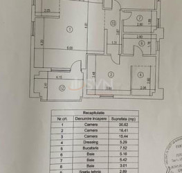 Apartament, 3 camere cu loc parcare exterior inclus Bucuresti/Dn 1