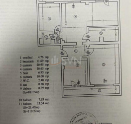 Apartament, 3 camere cu loc parcare exterior inclus Bucuresti/Vitan