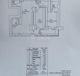 Apartament, 3 camere cu loc parcare exterior inclus Bucuresti/Pipera