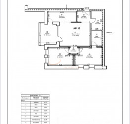 Apartament, 3 camere cu loc parcare exterior inclus Bucuresti/Pipera