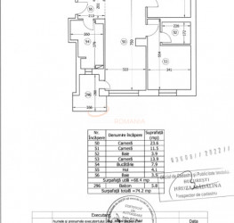 Apartament, 3 camere cu loc parcare exterior inclus Bucuresti/Pipera