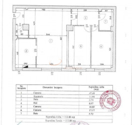 Apartament, 3 camere cu loc parcare exterior inclus Bucuresti/Sisesti