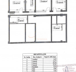 Apartament, 3 camere cu loc parcare exterior inclus Bucuresti/Fundeni