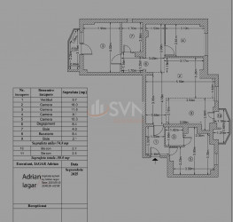 Apartament, 3 camere cu loc parcare exterior inclus Bucuresti/Aviatiei