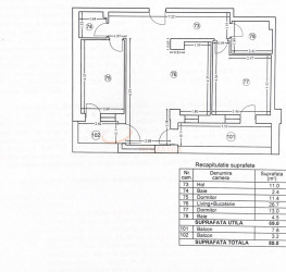 Apartament, 3 camere cu loc parcare exterior inclus Bucuresti/Doamna Ghica
