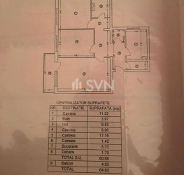 Apartament, 3 camere cu loc parcare exterior inclus Bucuresti/Tineretului