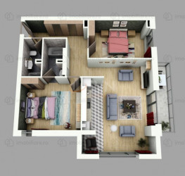Apartament, 3 camere cu loc parcare subteran inclus Ilfov/Voluntari