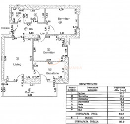 Apartament, 3 camere cu loc parcare subteran inclus Bucuresti/Pipera